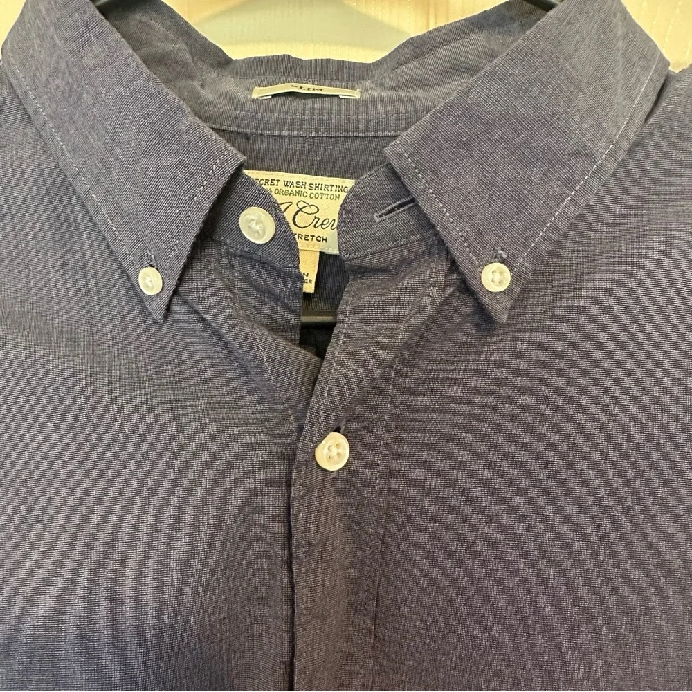 J. Crew Navy Button-Down Casual Shirt
